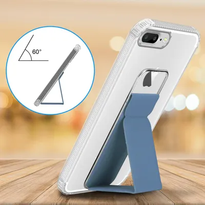 Produktbild von Cadorabo Schutzhülle für Apple iPhone 7 PLUS / 7S PLUS / 8 PLUS Hülle in Blau Etui TPU Silikon Case Cover Standfunktion
