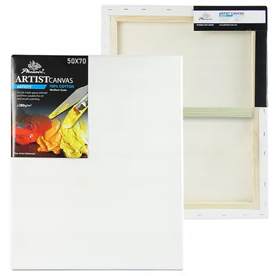 Obrázok produktu pre Plátno na napínacom ráme, základný náter 50x70 cm. Phoenix Premium