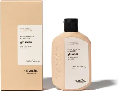 Immagine prodotto di Resibo Glossom Maschera all'olio per capelli, 100 ml