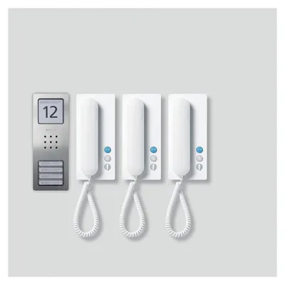 Immagine prodotto di Siedle SET CA 812-3 E/W Edelstahl - Weiß (210008740-00)