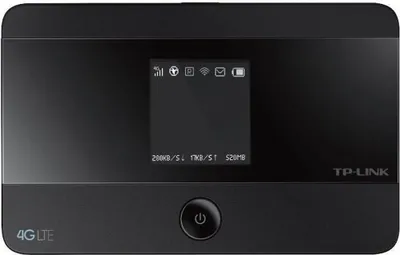 Zdjęcie produktu dla TP-Link M7350, Bezprzewodowy sprzęt sieci komórkowej, Czarny, Przenośny, 802.11b, 802.11g, Wi-Fi 4 (802.11n), 150 Mbit/s, 2,4 GHz