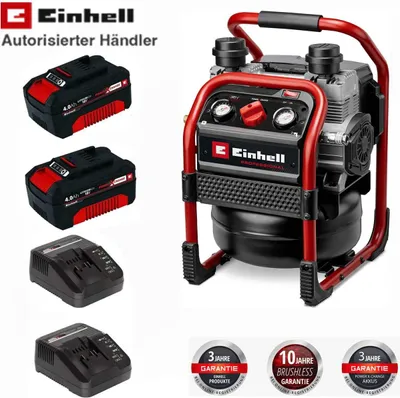 Produktbild von Einhell Professionel 36V Akku-Kompressor SILENZZO 36/210 8 bar 2 x Akku 4.0 Ah