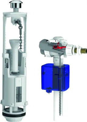 Produktbild von Komplett flächenbündig mit Doppeltasterhalter optima S/ Aquastop SIAMP