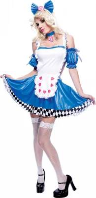 Produktbild von Alice im Wunderland Kostüm als Minikleid Damen Größe: L