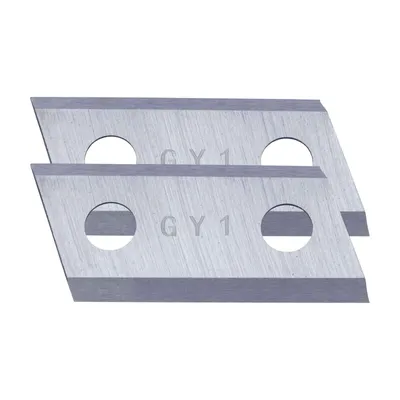 Produktbild von Scheppach Wendemesser für Gartenhäcksler GS55 - 81 x 30 x 4 mm | VE 2 Stück = 1 Set