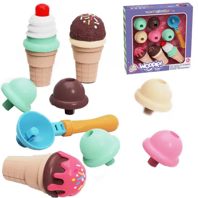 Produktbild von Woopie Eismaschinen-Set – Eisdielen-Puzzle, 15 Teile