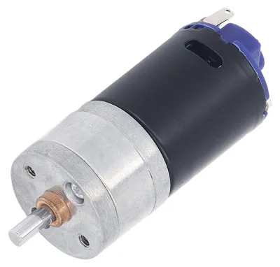 Image de Moteur à engrenages 12 V CC, type D, arbre de sortie de 25 mm de diamètre, moteur à engrenages à couple élevé, moteur électrique à réduction de vitesse CCW, 2000 tr/min