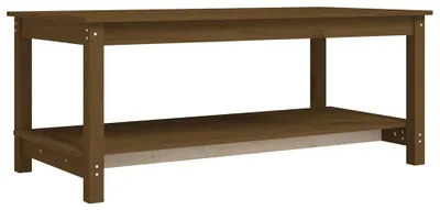 Obrázek produktu pro vidaXL Konferenční stolek Honey Brown 110x55x45 cm Borovicový masiv