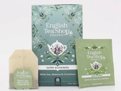 Obrázek produktu pro English Tea Shop Čaj bílý Matcha, skořice , 20 sáčků