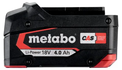 Produktbild von Metabo LIPOWER18V4.0AH Akku 4.0Ah 18V Li-Ion 4061792202214 625027000
