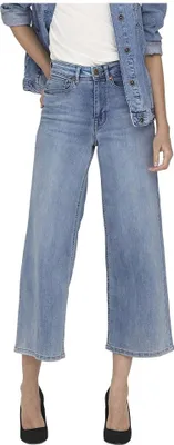 Produktbild von Only Madison Wide Crop Ankle Tai566 Hochtaillierte Jeans Blau 26 / 32 Frau Blau 26