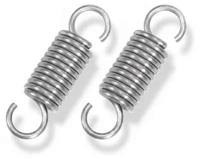 Imagen del producto de InAndOutdoorMatch - Muelles de tracción con gancho - Acero inoxidable - 50 mm, Imagen generada por IA