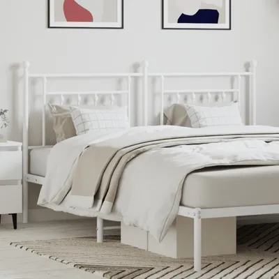 Immagine prodotto di The Living Store Testiera in metallo bianco 160 cm