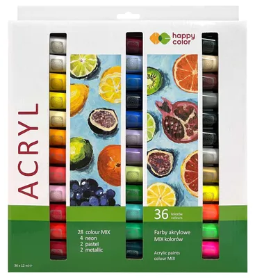 Produktbild von Acrylfarben-Set 36 Farben x 12 ml 3225