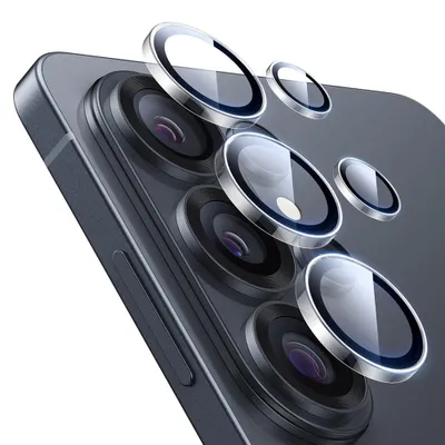 Produktbild von Kameraglas für Samsung Galaxy S26 Ultra, ESR Armorite Camera Protector, Transparent mit schwarzen Rahmen