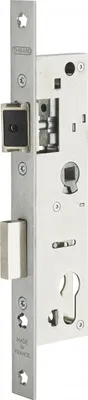 Image de Boitier de serrure à cylindre profilé L45/A30/EA70 THIRARD réversible têtière INOX sans gâche / sans rouleau - 00015730