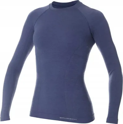 Immagine prodotto di Maglietta da donna Brubeck Active Wool M - blu