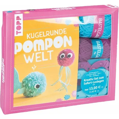 Produktbild von Kreativ-Set Kugelrunde Pompon-Welt