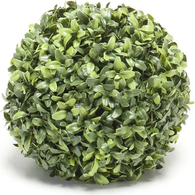 Produktbild von künstliche Buchsbaumkugel grün D. 21cm UV beständig Emerald Outdoor