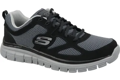 Immagine prodotto di Skechers Sport Uomo BURNS AGOURA Sneakers Uomo Nero, Taglia: 45.5 EU