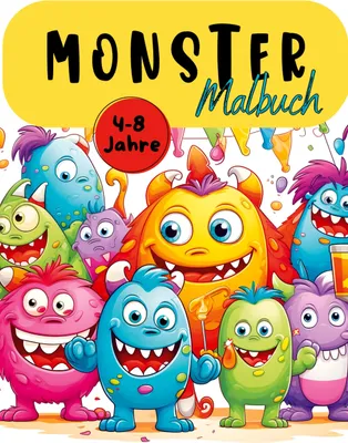 Produktbild von Monster Malbuch