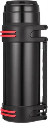 Produktbild von 1,6 l Thermosflasche, doppelwandige Edelstahl-Isolierflasche, Vakuumflasche mit Becher