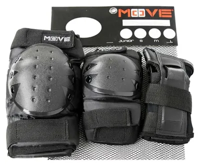Image de Kit de protection pour skate 3 pièces Enfants Junior Noir