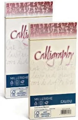 Image de Favini Millerighe Calligraphy Enveloppe DL (110 x 220 mm) Ivoire 25 pc(s)