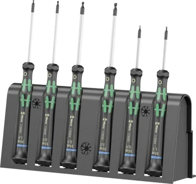 Image de Wera Elektronik-Schraubendrehersatz + Rack 6tlg. 2052/6