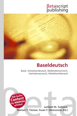 Produktbild von Baseldeutsch