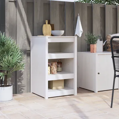 Produktbild von Küchenschrank Weißes Kiefernholz Massivholz Kiefer Standard, Küchenschränke DesignMöbel Neu