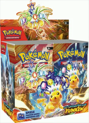 Produktbild von Pokemon KP08 Stürmische Funken 36er Display (Deutsch)