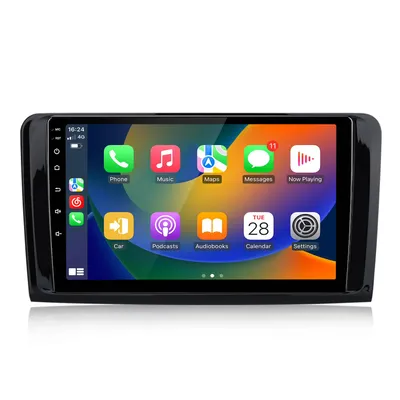 Produktbild von Carplay''2+64G Andriod15 Autoradio GPS Navi für Mercedes ML W164 ML300 ML350 X164 2005-2012 SWC WIFI BT RDS DSP DAB+ 4Kern