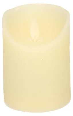 Produktbild von Anna's Collection Stumpfe Kerze - LED - elfenbeinweis - 10 cm