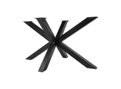 Produktbild von HSM Collection-Tischgestell Spider Oakland-130x90x72 (75x75mm)-Schwarz-Metall