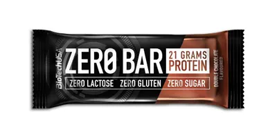 Obrázek produktu pro BioTechUSA Zero Bar, Marcipán, Čokoláda, 50 g, Vaječný protein, Sójový protein, Syrovátkový protein, Vitamín E, 177 kcal, 353 kcal