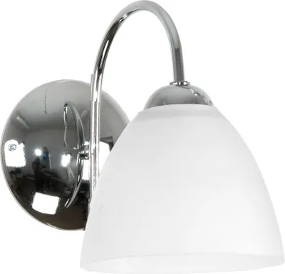 Produktbild von Wandleuchte Chromkorb matt weiß LED E27 7-259