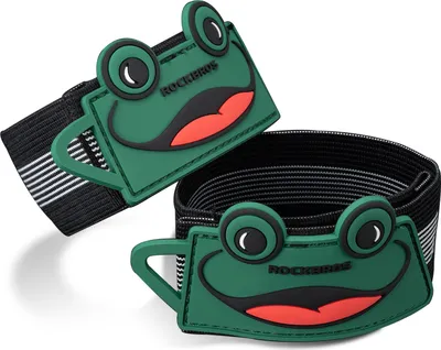 Produktbild von ROCKBROS 1 paar Hosenband für Outdoor-Sportarten Hosenbänder mit Klettverschluss Schwarz grün