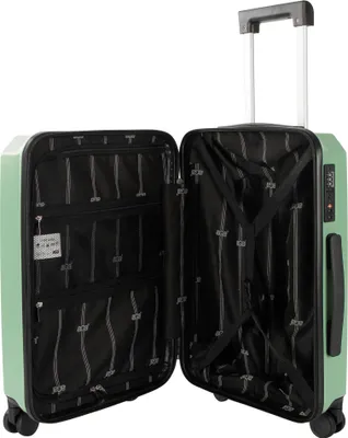 Produktbild von Aga Travel Kofferset 3 Teilig Hartschale Leicht ABS+PC Reisekoffer Haltbar Trolley Handgepäck Sets mit TSA Schloss und 4 Rollen MR4668 Grün