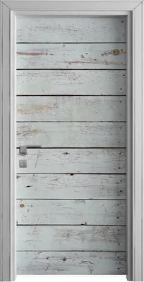 Produktbild von Tür Selbstklebende 90x210 cm Türfolie Türtapete Klebefolie - Weiß Holz