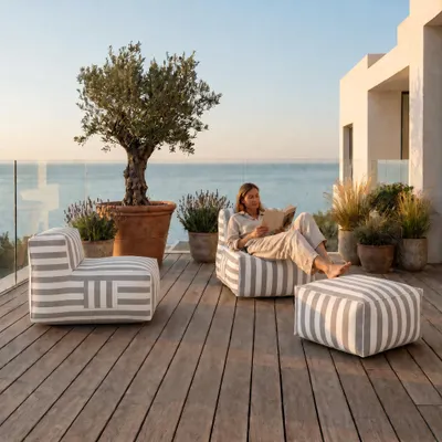 Produktbild von MUFFO Gartenlounge-Set SOFT SET 4 Grau