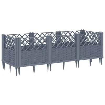 Zdjęcie produktu dla VidaXL 368019, Polipropylen (PP), Niebieski, Szary, 435 mm, 435 mm