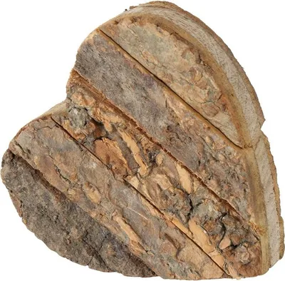 Produktbild von Dekoaufsteller Gerda Herz Mangoholz Dunkelbraun L.12 cm B.12 cm