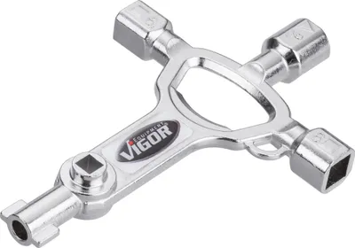 Produktbild von VIGOR Baustellenschlüssel MasterKey Elektro V4227 L x B: 145 mm x 80 mm