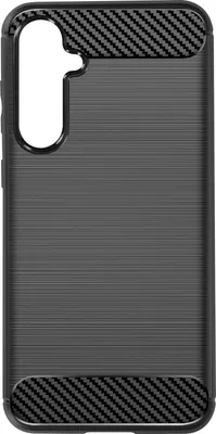 Image de Avizar, coque avec design en aluminium et fibre de carbone pour Samsung Galaxy S23 FE, noire