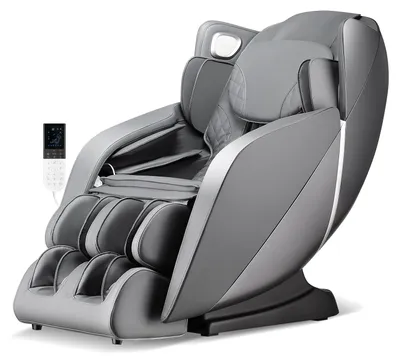 Produktbild von COSTWAY Massagesessel elektrisch, Massagestuhl Ganzkörper mit Wärmefunktion, Schwerelosigkeitsfunktion, SL-Schienen, 12 Massageprogramm, Fernbedienung