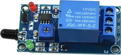 Obrázek produktu pro Modul IR senzoru plamene s nastavitelnou citlivostí Modul relé detekce požárního poplachu DC 12V
