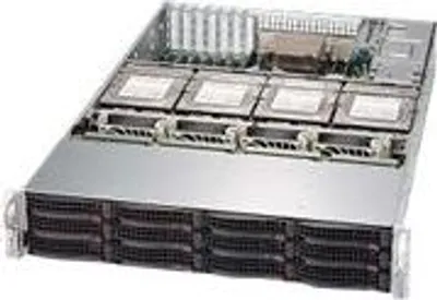 Produktbild von Supermicro SC829 HE1C4-R1K02LPB – Für den Einbau in einen Serverrack