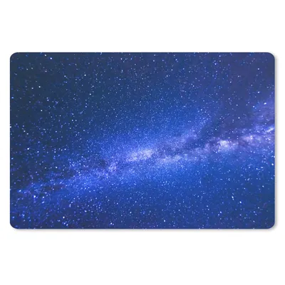 Produktbild von MuchoWow® Schreibtischunterlage Sternenhimmel - Universum - Blau - Jungen - Mädchen - Kinder 60x40 cm - XXL Mauspad - Großes Mauspad