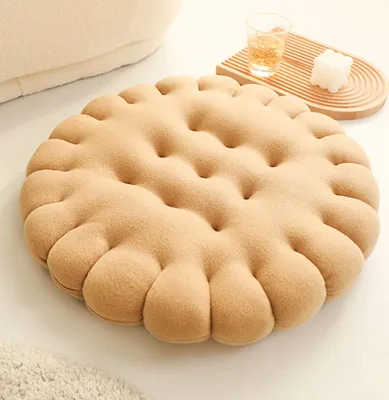 Produktbild von 360Home Sitzkissen Komfortabel für Zuhause Dekoration Büro Rundes Sitzkissen Beige